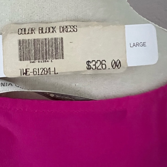 Twelfth Street by Cynthia Vincent Maxi Color Block Dress Pink - Picture 7 of 8